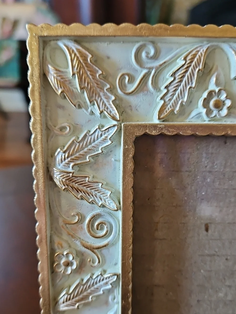 Elegant Ornate Baroque Style Picture Frames Set of 2, One Gold and One Silver